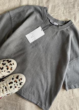 Футболка оверсайз zara