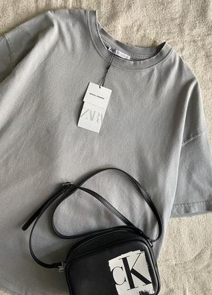 Футболка оверсайз zara