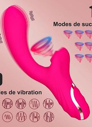 Вибратор с эффектом вакуумной стимуляции, многорежимный вибратор, сатисфаер, игрушка для девочек