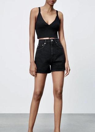 Шорти zara mom fit