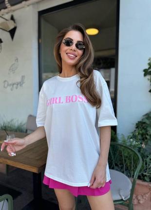 Футболка girl boss