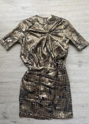 Сукня isabel marant for h&m шовкова коктейльна