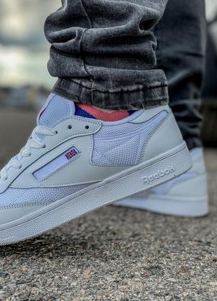 Кроссовки мужские reebok classic белые8 фото