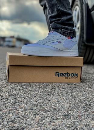 Кроссовки мужские reebok classic белые9 фото