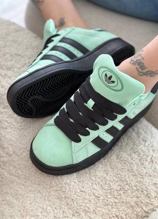 🔥adidas campus 00s mint / black кросівки жіночі🔥5 фото