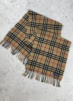 164586412 Burberry vintage wool cashmere scarf 1600 Burberry Logo Patch Track Pants