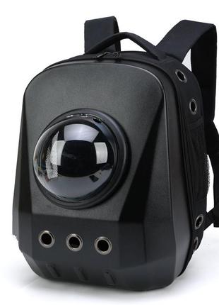 Рюкзак-перенесення для котів та собак 49x31x35 cosmopet cp-62 black