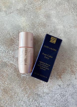 Estée lauder - pure color envy nighttime rescue lip oil-serum - відновлююча сироватка для губ