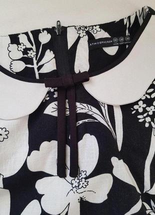 Чудове платтячко з натуральної тканини на підкладці "білі квіти"4 фото