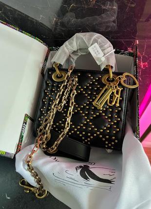 Сумка в стиле christian dior mini lady premium