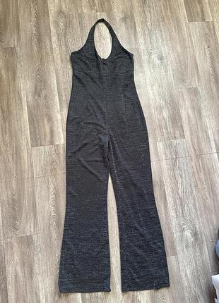 Блестящий комбинезон high heels pole dance через шею