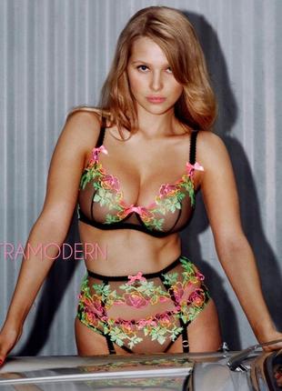 Комплект білизни agent provocateur/ агент провокатор оригінал бра 75в (34в), пояс s (2), трусики s (2)