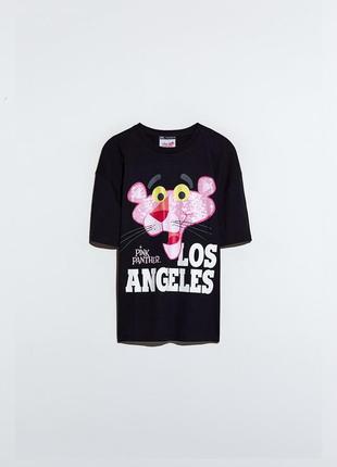 Футболка zara pink panther