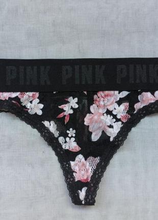Трусики стринги pink victoria's secret