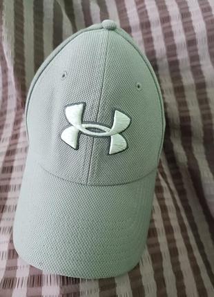 Бейсболka kепка оригивающая болотного цвета, хаки спортсерия under armour унисекс