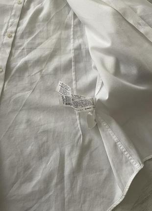 Рубашка белая базовая zara8 фото
