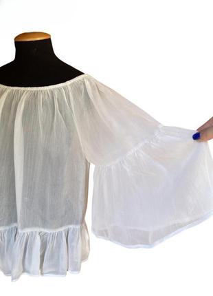 Белая легкая блуза glamorous, м