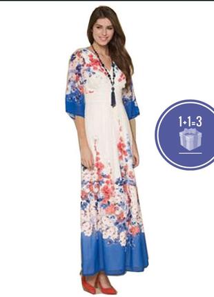 Платье в цветочный принт monsoon (нюанс)