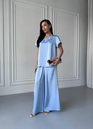 Сатиновый костюм двойка