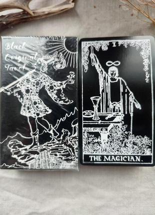 Гадальні карти чорне таро black tarot класичне таро уейта колода ворожильних карт