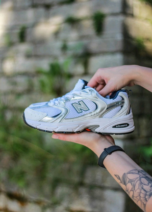 Чоловічі кросівки new balance 530 white/silver