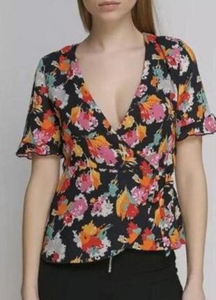 Блузка на запах zara