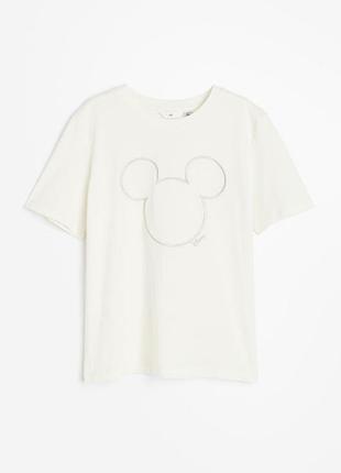 Футболка с микки маусом от h&m