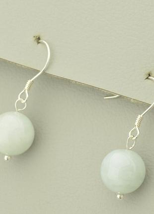 Сережки монтаніт срібло (925)