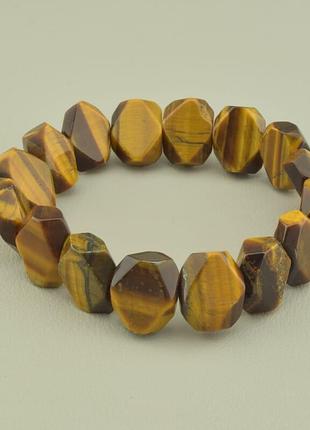 Браслет тигрове око 20,5 см.