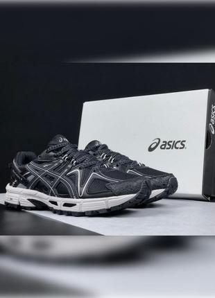 Чоловічі демісезонні кросівки  asics gel kahana 8 чорні з білим4 фото