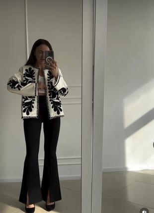 Піджак жакет вишиванка zara