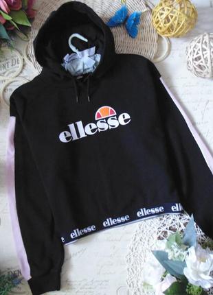Крутецьке худі кроп топ ellesse оверсайз
