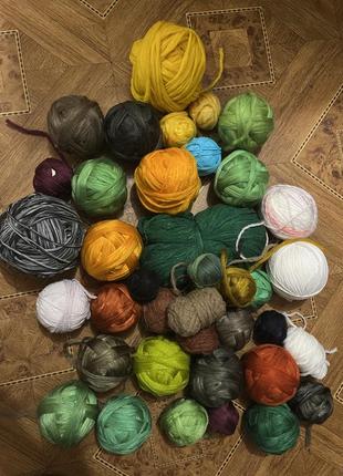 Пряжа нити текстурированные гофрон из капроновой нити