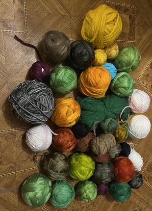 Пряжа нити текстурированные гофрон из капроновой нити