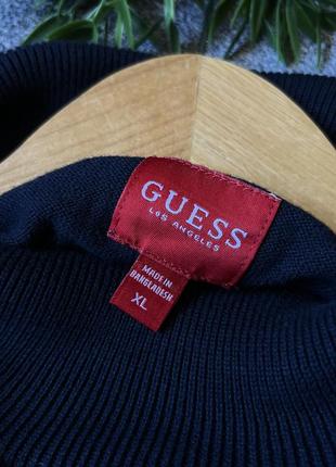 Мужской темный синий гольф guess оригинал размер l xl как новый
