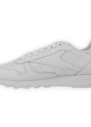 Женские кожаные кроссовки reebok classic leather3 фото