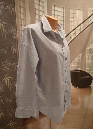 Нарядная рубашка оверсайз