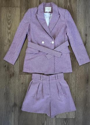 Костюм maje, піджак та шорти бавовна