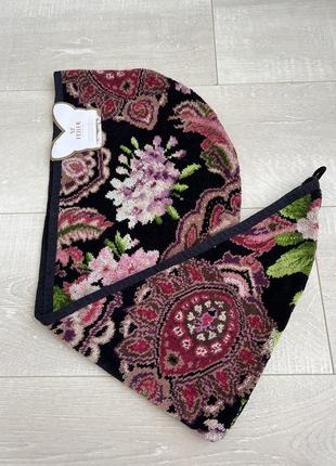 Тюрбан для сушки волос шенилл feiler