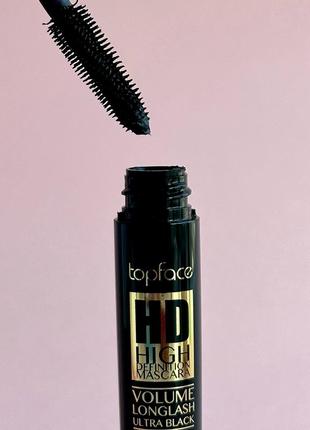 Тушь для ресниц high definition mascara topface pt303