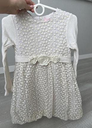 Платье choupette теплое кружевное