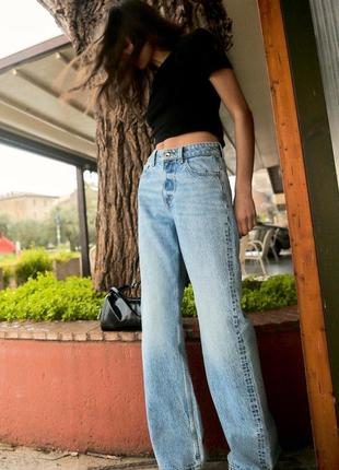 Джинси джинсы zara straight 34 xs 36 s
