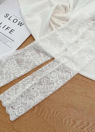 Мітенки рукава захистні мереживні в стилі лоліта2 фото