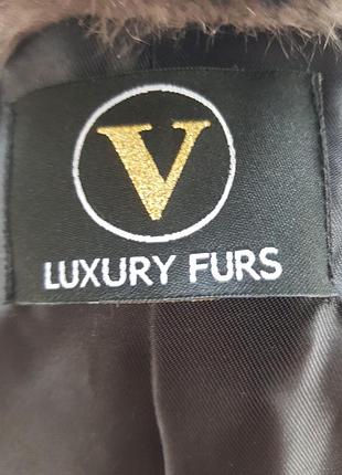 Шуба шубка с кролика рекс с англвійськом коміром шиншила нова .