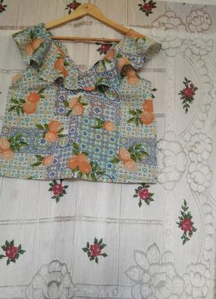 Супер блуза"primark"р.12,100%котон,індія.3 фото