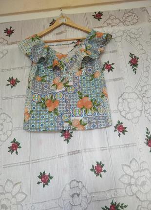 Супер блуза"primark"р.12,100%котон,індія.2 фото