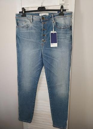 Джинсы голубые женские zara
