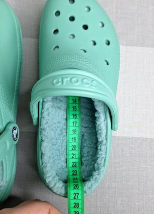 Утепленные сабо crocs fleece fur lined clogs размер 37-385 фото