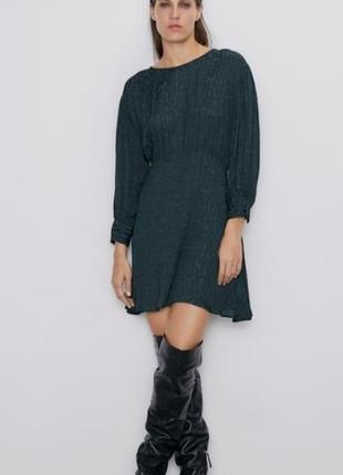 Сукня зелена zara, розмір s
