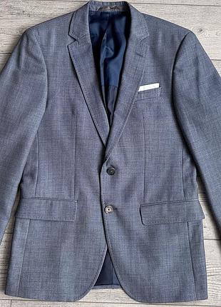 Пиджак\блейзер hugo boss hutsons3 wool-linen blazer